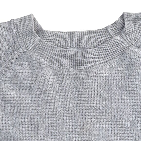 Old Navy Women's  Gray Long Sleeve Pull Over Ribbed Sweater Size XS - Picture 2 of 9